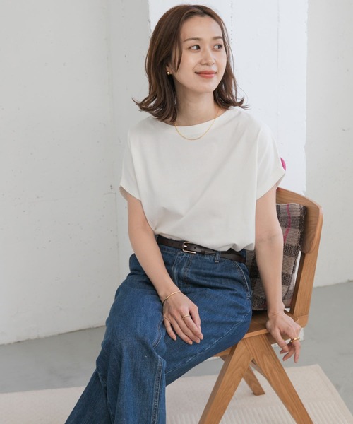 「URBAN RESEARCH DOORS」 半袖カットソー MEDIUM ミント レディース