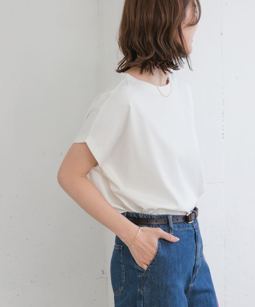 「URBAN RESEARCH DOORS」 半袖カットソー MEDIUM ミント レディース