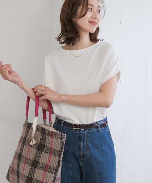 「URBAN RESEARCH DOORS」 半袖カットソー MEDIUM ミント レディース