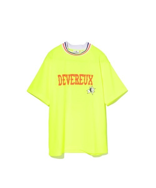 DEVEREUX GOLF tシャツ ARIZONA StingerリブモックネックTEE メンズ