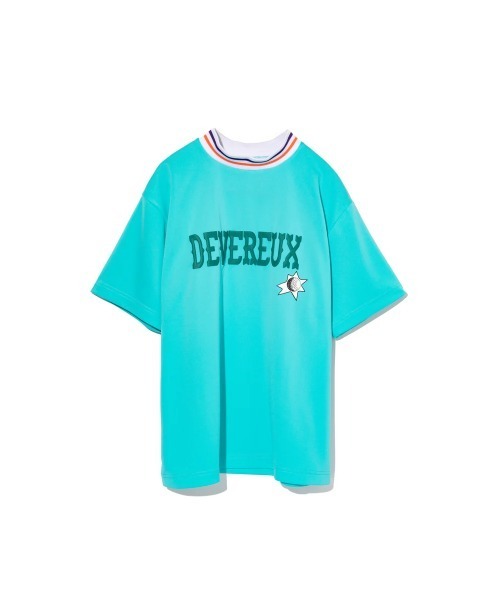 DEVEREUX GOLF tシャツ ARIZONA StingerリブモックネックTEE メンズ