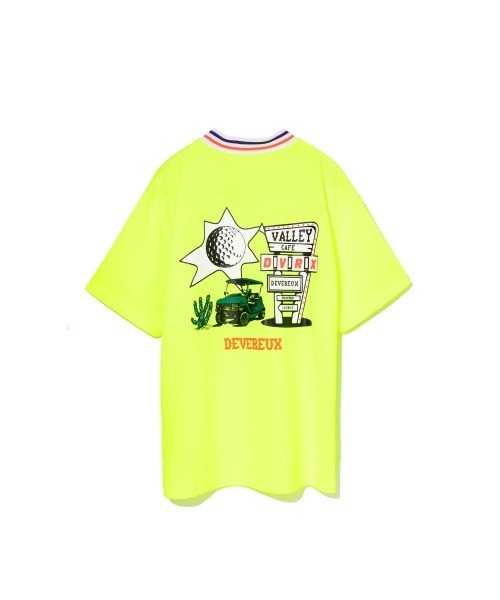 DEVEREUX GOLF tシャツ ARIZONA StingerリブモックネックTEE メンズ