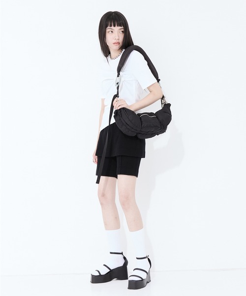 mikiosakabe ボディバッグショルダーバッグバッグブラック