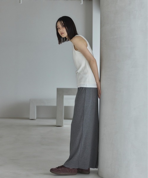 「feepur」 ノースリーブトップス MEDIUM ベージュ レディース_画像4