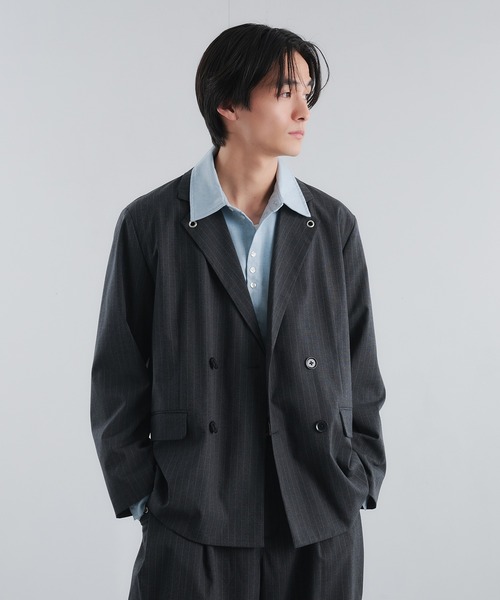 Adoon plain ジャケット テーラードジャケット メンズ レディース 
