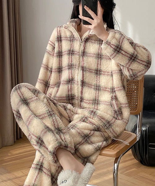 Lace Ladies（レースレディース） パジャマ ルームウェア チェック柄