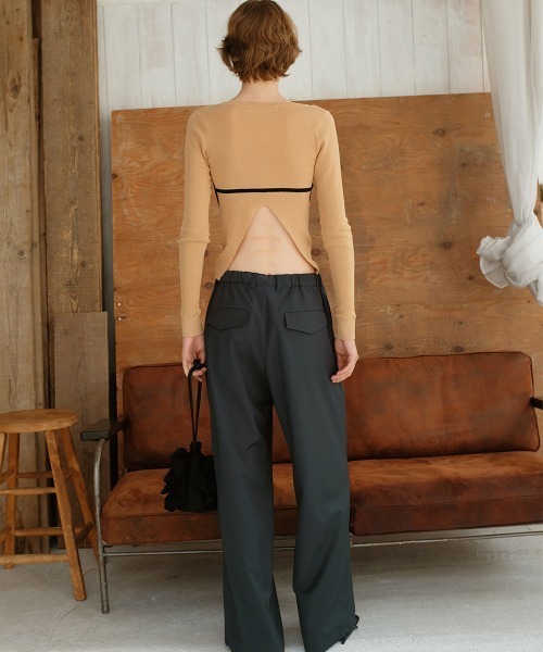 leinwande（ラインヴァンド） ニット セーター Bra Intarsia Knit