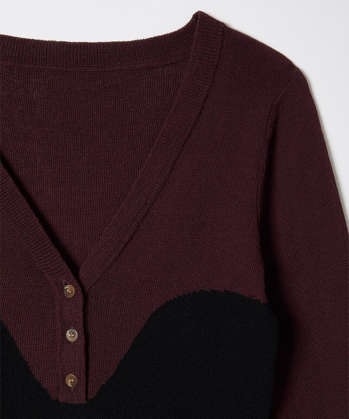 leinwande（ラインヴァンド） ニット セーター Bra Intarsia Knit