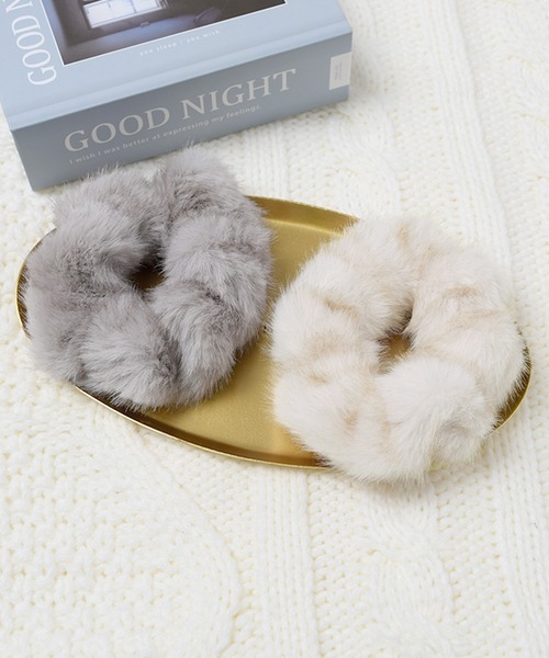 Flowering（フラワーリング） シュシュ ファー/シュシュ : ZOZOTOWN