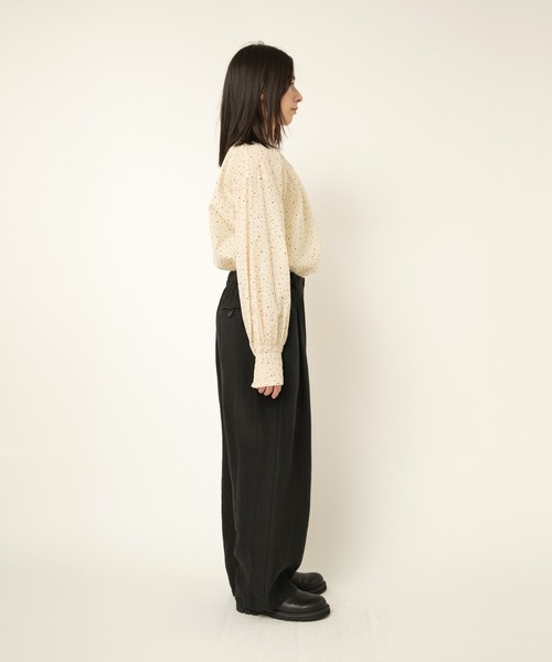 「RNA-N」 スラックス FREE ネイビー レディース_画像9