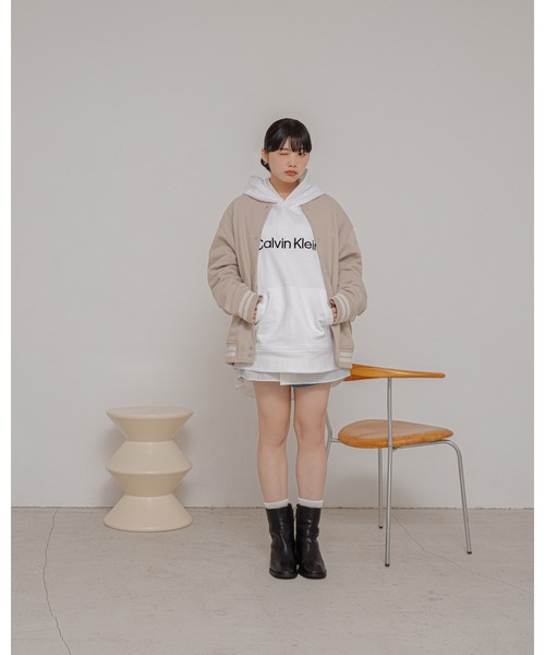 Calvin Klein（カルバン・クライン） スタジャン ジャケット - バー