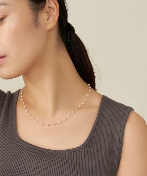 va vendome aoyama ネックレス K10YG 淡水パール ネックレス