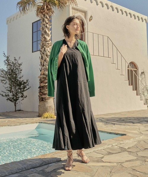 MARIHA（マリハ） ノースリーブワンピース 36 ブラック レディース