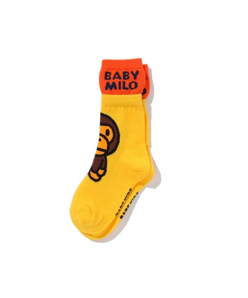 A BATHING APE（アベイシングエイプ） 靴下 BABY MILO LAYERED SOCKS