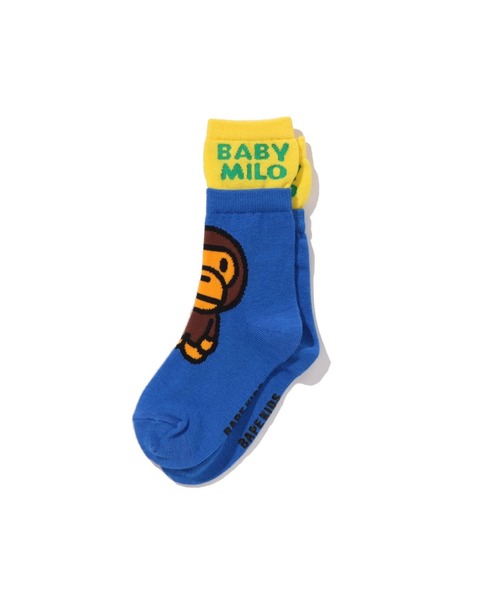 A BATHING APE（アベイシングエイプ） 靴下 BABY MILO LAYERED SOCKS