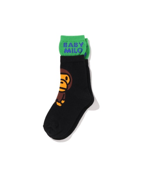 A BATHING APE（アベイシングエイプ） 靴下 BABY MILO LAYERED SOCKS