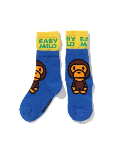 A BATHING APE（アベイシングエイプ） 靴下 BABY MILO LAYERED SOCKS