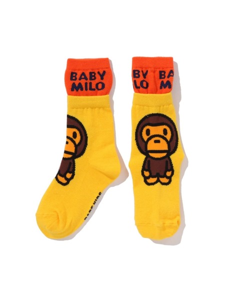A BATHING APE（アベイシングエイプ） 靴下 BABY MILO LAYERED SOCKS