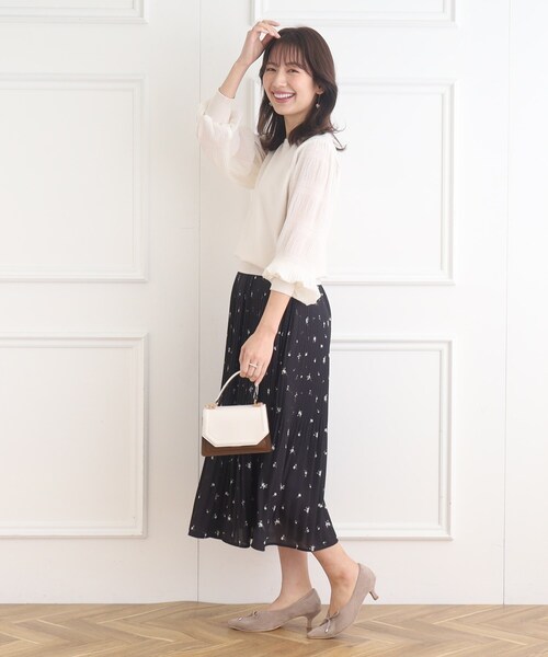 「couture brooch」 長袖ニット 38 ベビーピンク レディース_画像6