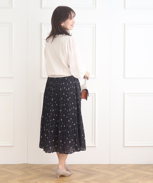 「couture brooch」 長袖ニット 38 ベビーピンク レディース_画像7