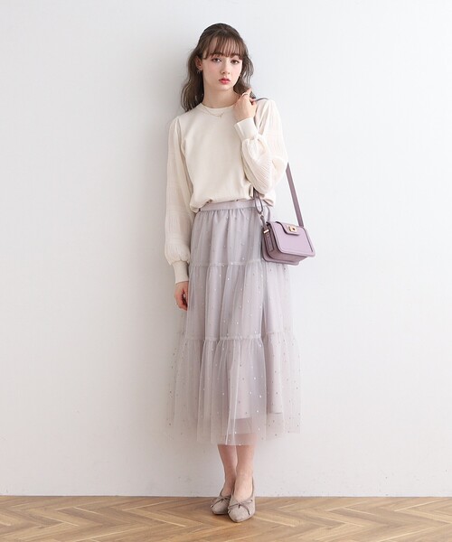 「couture brooch」 長袖ニット 38 ベビーピンク レディース_画像8