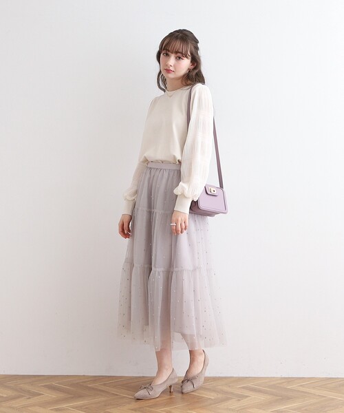 「couture brooch」 長袖ニット 38 ベビーピンク レディース_画像9