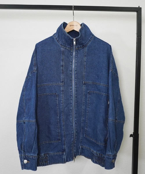 「gossara」 ブルゾン FREE グレー レディース_画像9