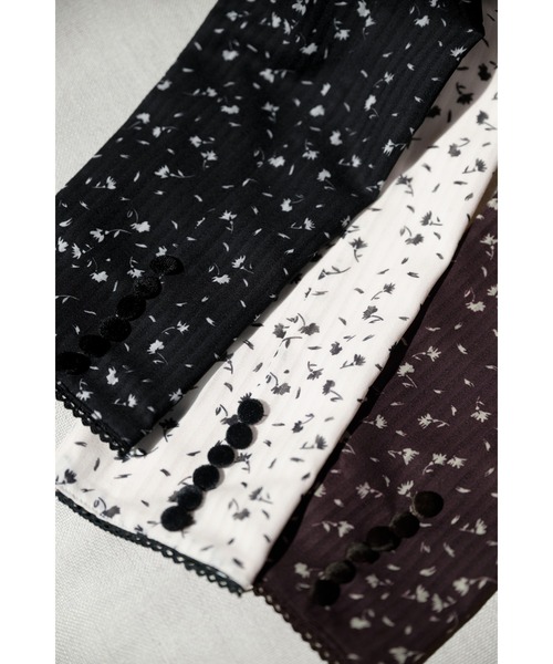 ワンピース Herlipto CapucineBloomSleeveChiffonDress Her lip to ワンピース Capucine Bloom Sleeve Chiffon Dress