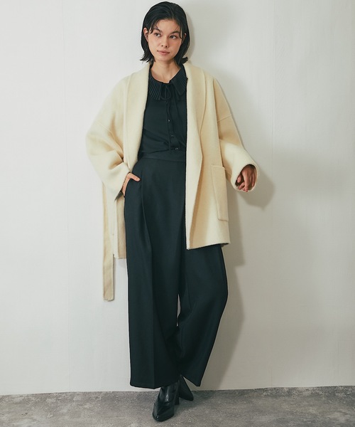 SMILE ORCHID（スマイルオーキッド） コート チェスターコート 丸襟