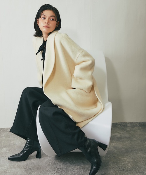 SMILE ORCHID（スマイルオーキッド） コート チェスターコート 丸襟