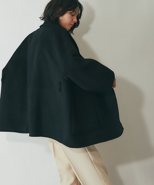 SMILE ORCHID（スマイルオーキッド） コート チェスターコート 丸襟