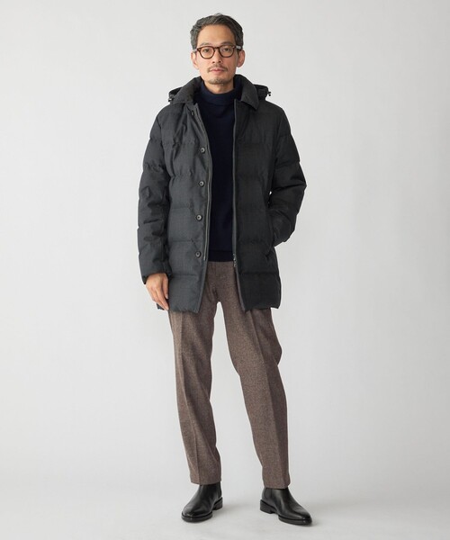 SHIPS ダウンジャケット ダウン SHIPS: ウール ピーコート