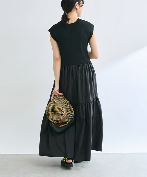 「RIVE DROITE」 ノースリーブワンピース 38 ブラウン レディースの画像5