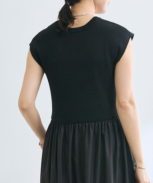 「RIVE DROITE」 ノースリーブワンピース 38 ブラウン レディースの画像8