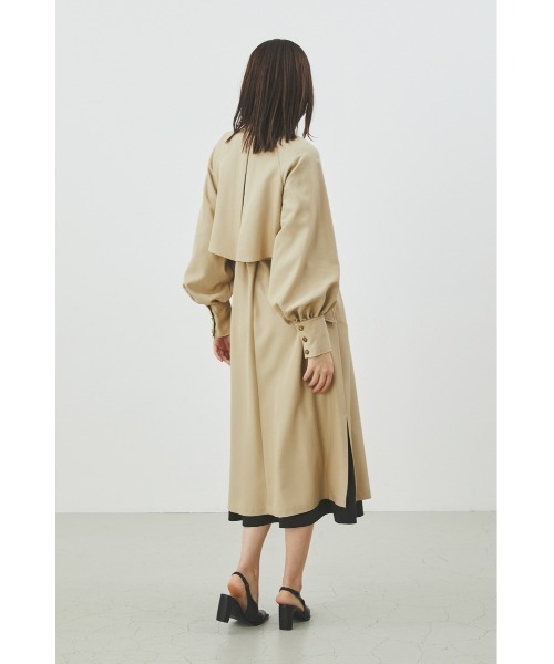 「LILIDIA」 トレンチコート SMALL ベージュ レディース_画像6