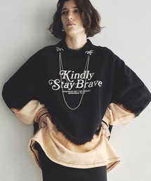 ローズバッド（ROSE BUD）/mag．by c/BLEACH L/S SWEAT ROSE BUD（ローズバッド） トレーナー スウェット (mag.by c)BLEACH L