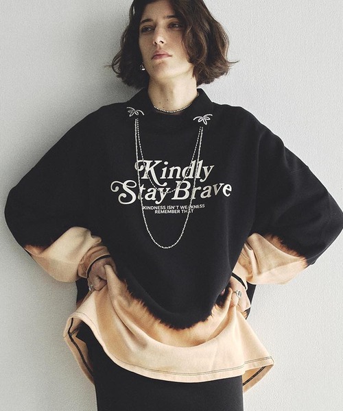 ROSE BUD（ローズバッド） トレーナー スウェット (mag.by c)BLEACH L