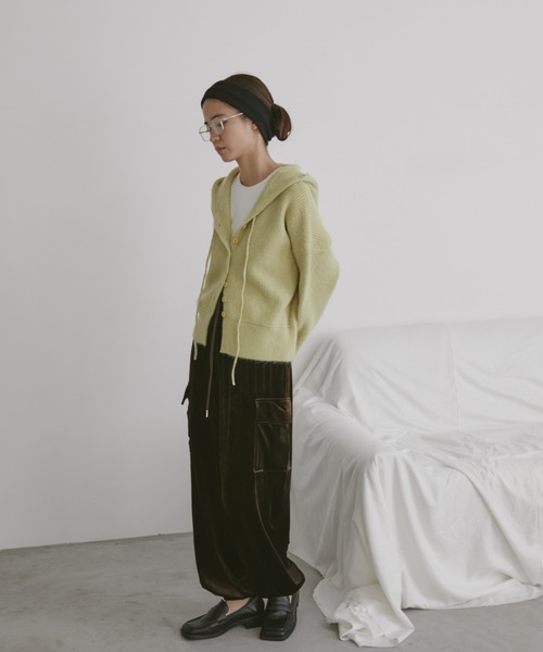 「duei」 ニットカーディガン FREE ブラック レディース_画像5