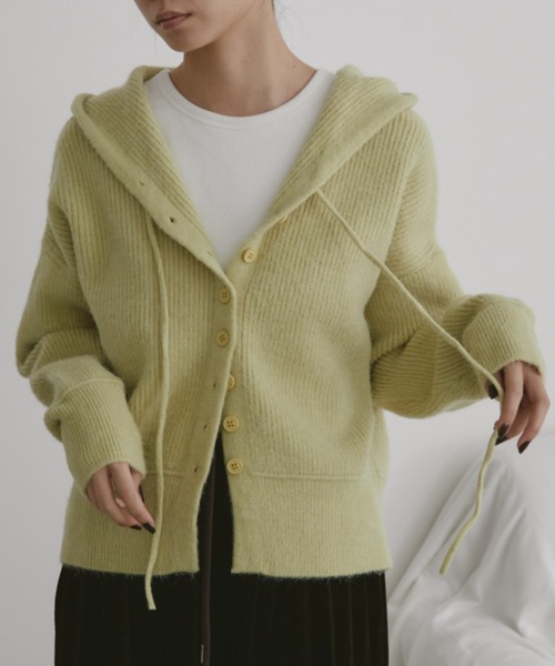 「duei」 ニットカーディガン FREE ブラック レディース_画像6