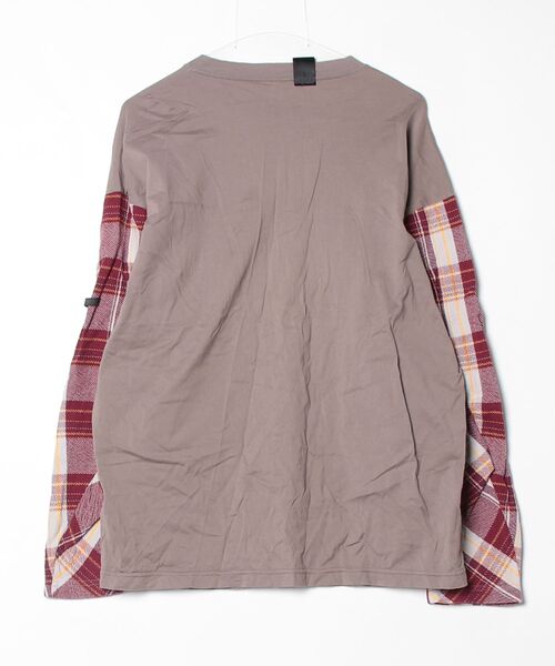 「N.HOOLYWOOD COMPILE」 長袖Tシャツ 38 グレー メンズ_画像2