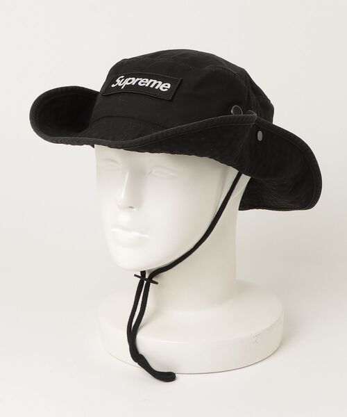 Supreme（シュプリーム） ハット - ブラック メンズ : ZOZOTOWN Yahoo