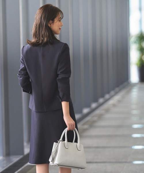 「RUIRUE BOUTIQUE」 スカートスーツ M ブラウン レディース_画像8