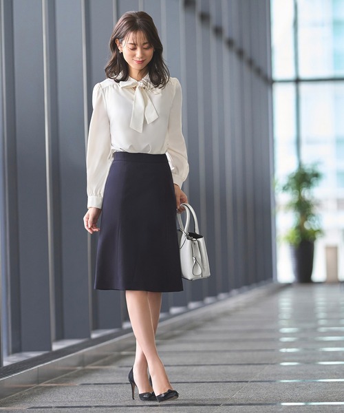 「RUIRUE BOUTIQUE」 スカートスーツ M ブラウン レディース_画像9