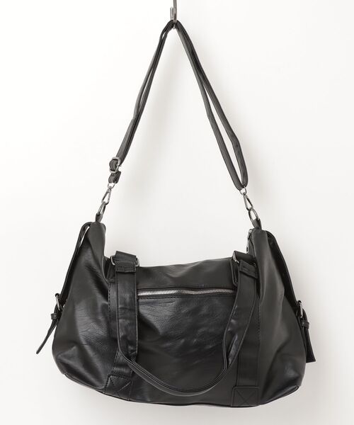 FUNALIVE（ファンアライブ） ボストンバッグ フェイクレザー 大容量