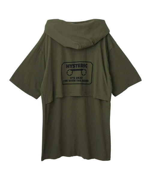 「HYSTERIC GLAMOUR」 半袖ワンピース FREE グレー レディースの画像