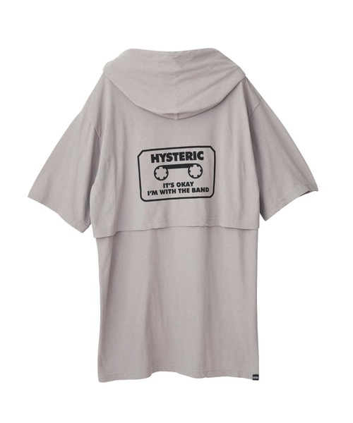 「HYSTERIC GLAMOUR」 半袖ワンピース FREE グレー レディースの画像