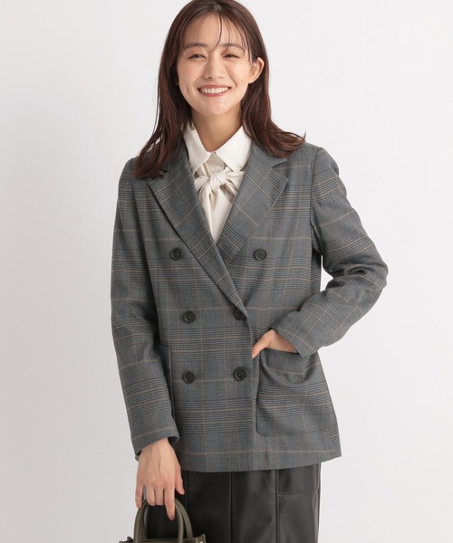 「Andemiu」 テーラードジャケット FREE ベージュ レディース_画像5