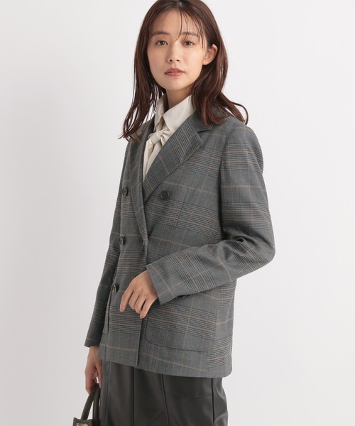 「Andemiu」 テーラードジャケット FREE ベージュ レディース_画像6