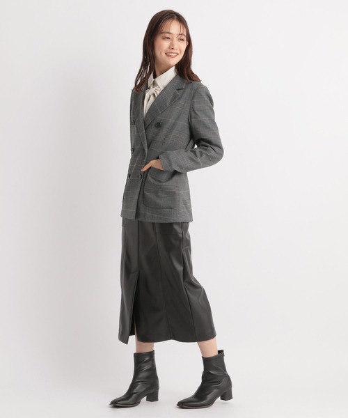 「Andemiu」 テーラードジャケット FREE ベージュ レディース_画像8