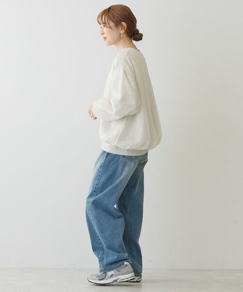 「AMERICAN HOLIC」 スウェットカットソー L チャコールグレー レディース_画像6